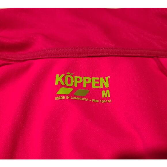 Koppen pink long sleeve 1/4 zip pullover jacket - MEDIUM - Picture 2 of 4